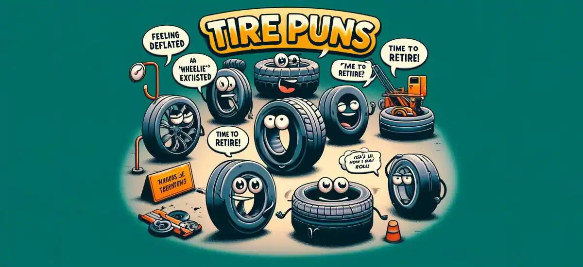 125+ Funny Tire Puns And Jokes